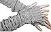 Senchanting Lady Winter Long Stretch Knit Arm Warmer Fingerless Hollow Out Gloves