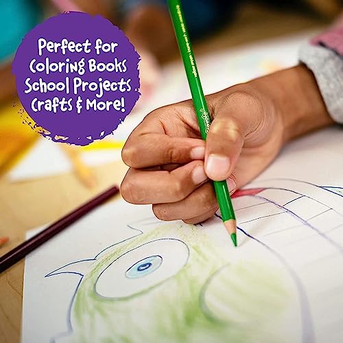 Crayola Colored Pencils Set (120ct), Bulk Colored Pencils, Kids Back to School Supplies, Colored