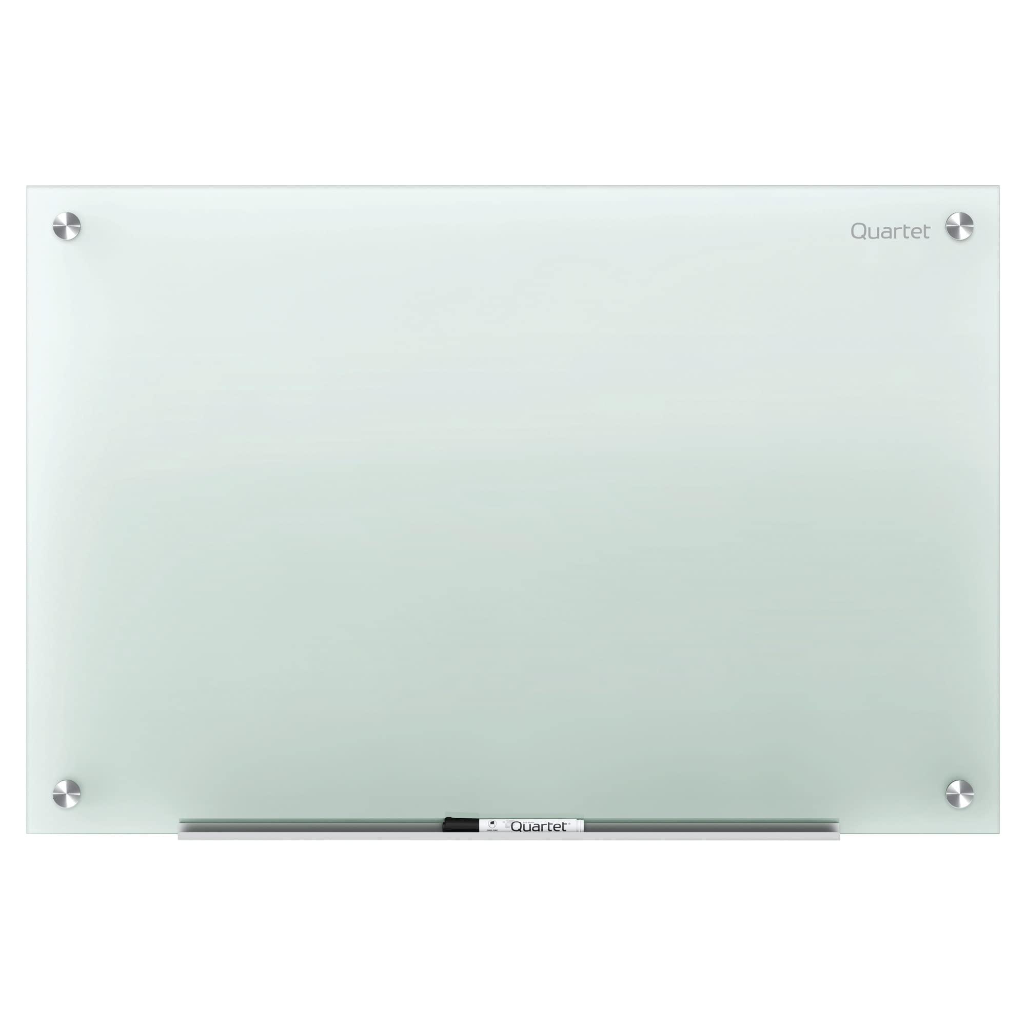Photo 1 of ** BRAND NEW ITEM / MANUAL AND ACCESORIES INSTALATION INCLUDED** Quartet Glass Whiteboard, Non-Magnetic Dry Erase White Board, 4' x 3', Frosted Surface, Infinity (G4836F)