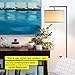 Brightech Montage Modern Floor lamp, LED Floor Lamp for Living Rooms & Offices - Tall Standing Lamp for Bedroom Reading - Corner Pole Lamp for Contemporary Home Decor - Black