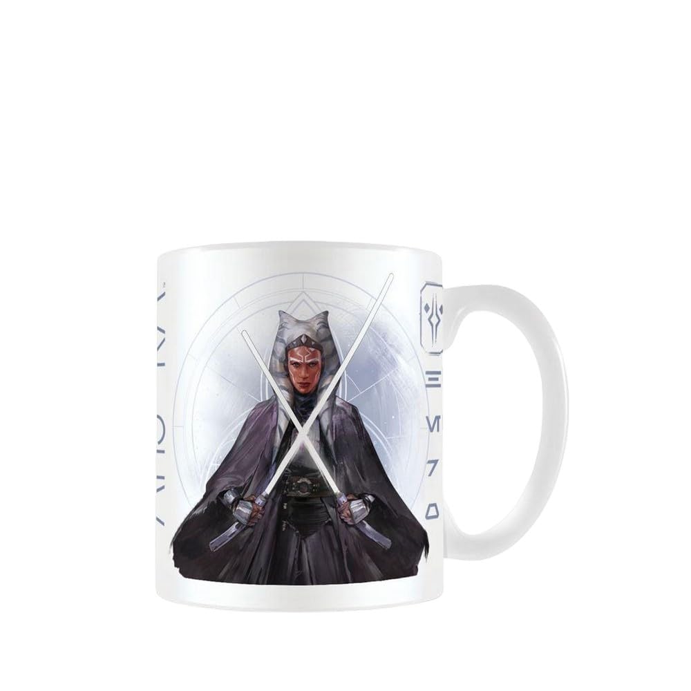 Star Wars Mug (Celestial Force Design) 11oz Ceramic Coffee Mug, Cups and Coffee Mugs for Women, Mugs for Men and Kids - Official Merchandise, White