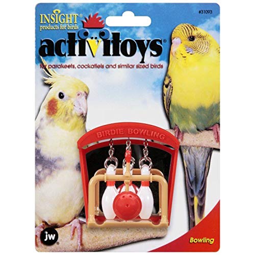 JW Pet Company Activitoys Birdie Bowling Bird Toy