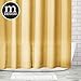 mDesign Waffle Knit Long Cotton Blend Bathroom Spa Quality, Luxury, Solid Color Cloth Shower Curtains for Bathroom - Hyde Collection, 72