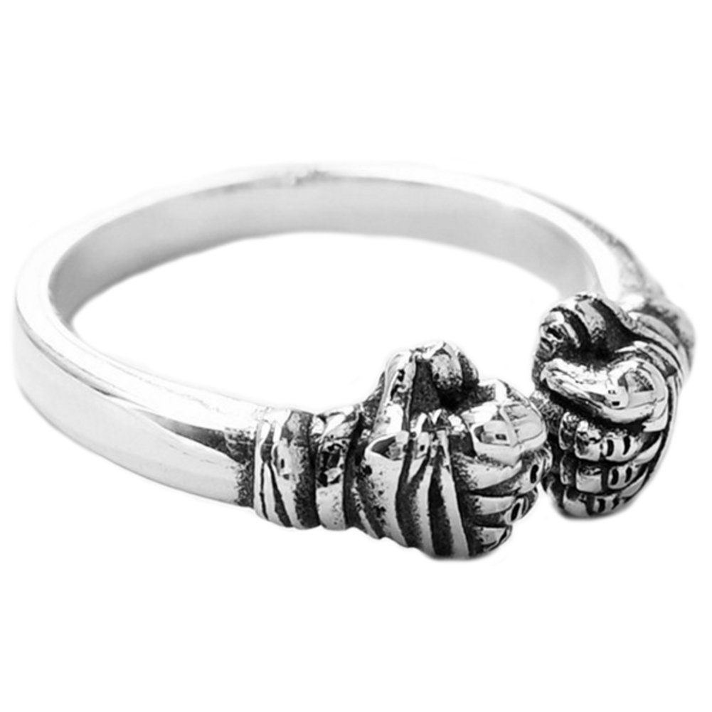 Helen de Lete Vintage Boxing Gloves 925 Sterling Silver Ring