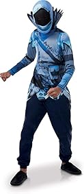 Rubies Official Fortnite Frozen Raven Costume Kit-Top & Mask Disfraz, Multicolor, talla única (300538NS) 