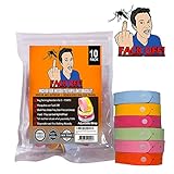 Fack Off! Microfiber Mosquito Repellent Bracelet (10 Pack)