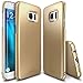 Galaxy S7 Edge Case, Ringke [Slim] Snug-Fit Slender [Tailored Cutouts] Lightweight & Thin Side to Side Edge Coverage Scratch Resistant PC Hard Skin for Samsung Galaxy S 7 Edge 2016 - Royal Gold