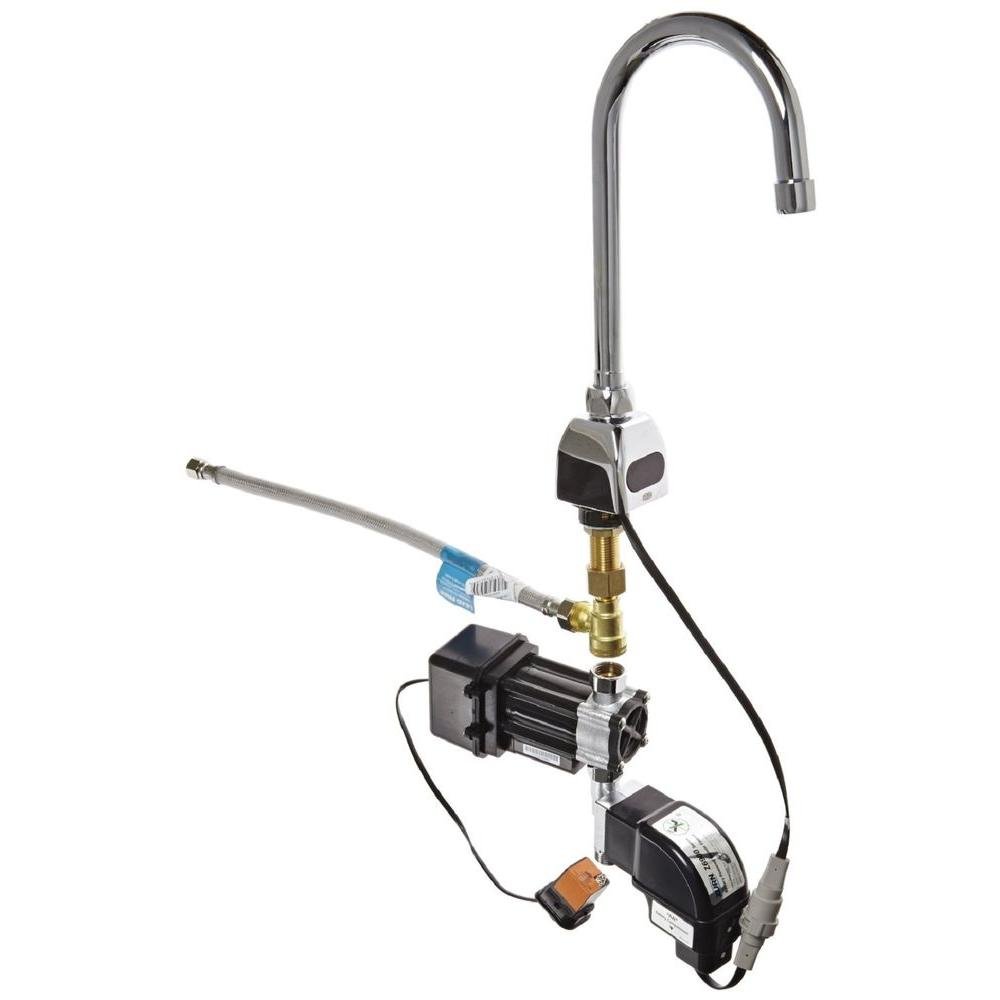 Zurn Z6920XLMT Gooseneck Battery Sensor Faucet with Mixing Tee and