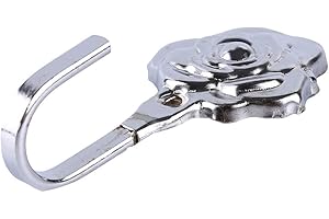 Rose Suction Cup Hook Wall Flower Suction Cup Hook Holder for Bathroom Kitchen Silver Environmental Durability