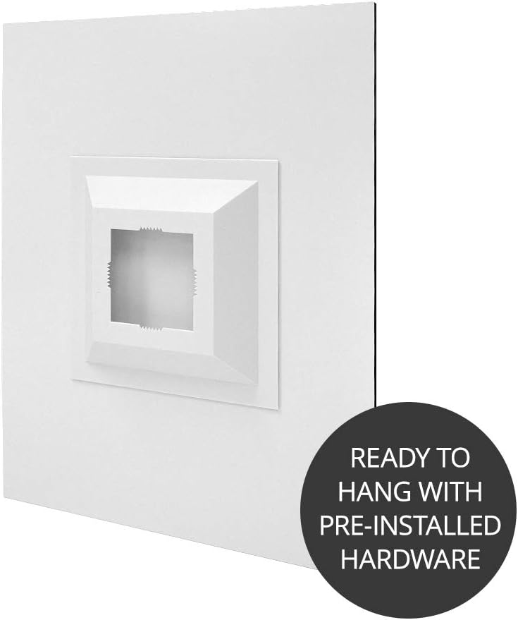 GREATBIGCANVAS Fence and Country Road, Holderness, New Metal Wall Art Print, New Hampshire Home Decor Artwork,