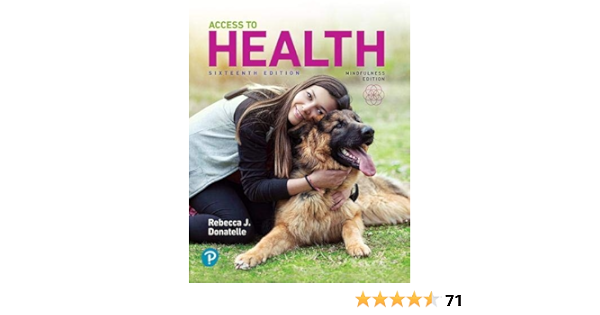 Access To Health Donatelle Rebecca 9780135173794 Books