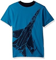Gymboree Big Boys' Easy Summer Screen Tee, Jet Peacock Teal, S