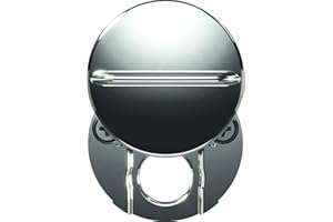 Privacy Logic Speyeguard Fixed Peephole Cover, Polished Chrome, Metal Plated Finish