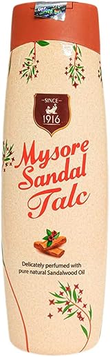 Mysore Sandal Talcum Powder 300g - Pure Natural Sandalwood Oil For Freshness view 1