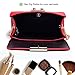 TOYOOSKY Small Crossbody Bag Purses For Women Mini Size Chain Shoulder Red Purse Gift Evening Bags Cute for Sports Concert Prom Party Present