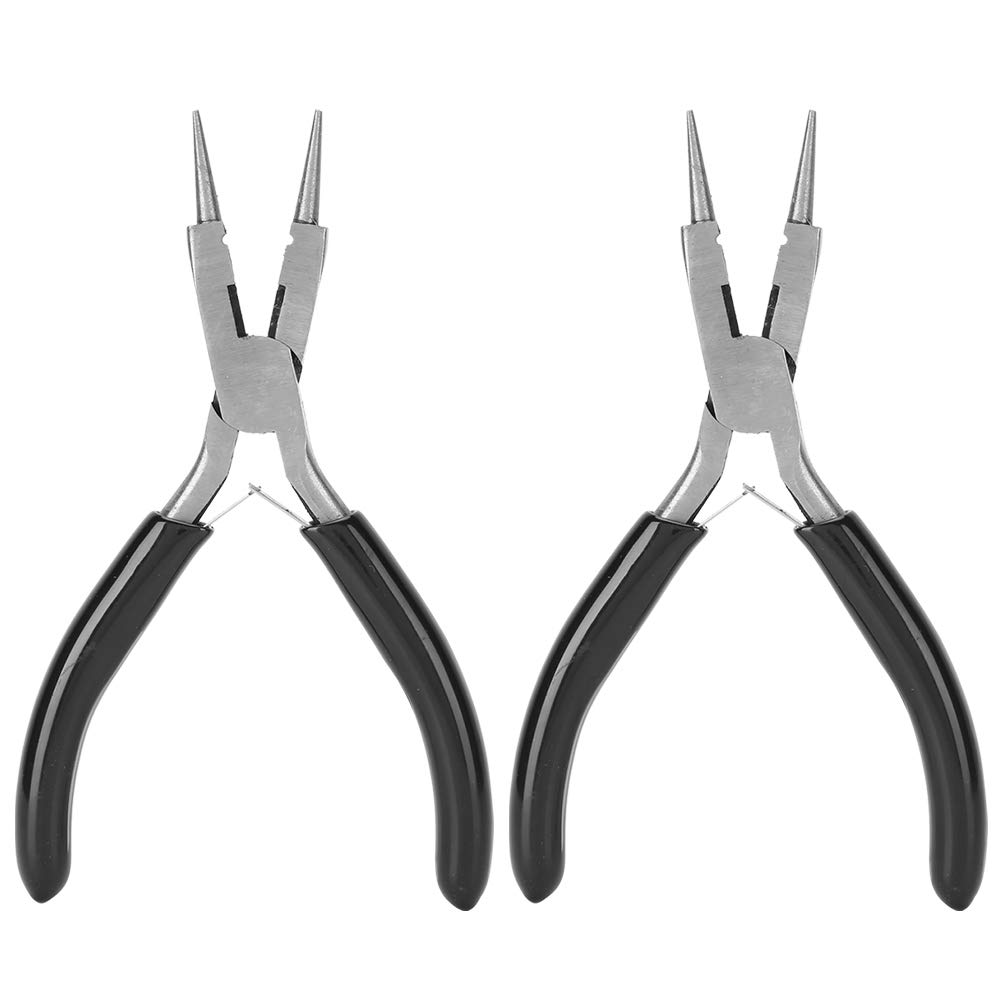 Comfort Round-Nose Pliers2Pcs Round Nose Plier for Bending and Looping Wires Jewelry Making Handcraft Tools