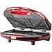 Brentwood  TS-240R  Non-Stick  Compact  Dual  Sandwich  Maker,  Red
