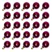 Sival 40126 - G40 Candelabra Screw Base Transparent Purple (25 pack) Christmas Light Bulbs