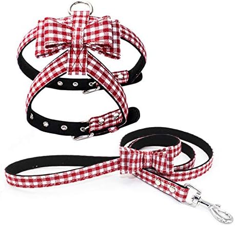 ASOCEA Adjustable Pet Cat Harness Nylon Kitten Vest Collar for Bunny Cats Dogs Ferret Puppy Small Animals