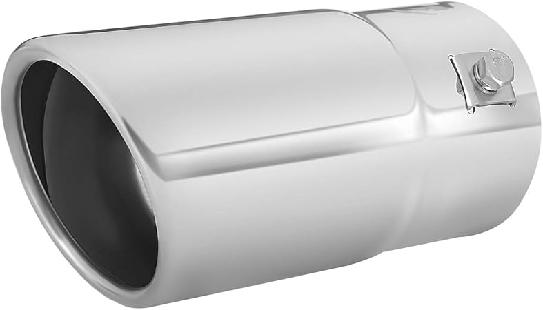 Amazon 排気口 直径1 5 2 5インチの排気テールパイプに適合 ステンレススチールでクロム効果 車用マフラーチップ フロントパイプ 車 バイク