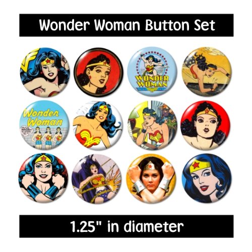 Wonder Woman Buttons