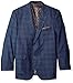 Alexander Julian Colours Men's Big & Tall Single Breasted Modern Fit Plaid Sportcoat