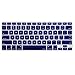 MOSISO Silicone Keyboard Cover Compatible with MacBook Air 13 inch A1466 A1369 2010-2017&Compatible with MacBook Pro 13/15 inch (with/Without Retina Display, 2015 or Older Version), Dark Blue