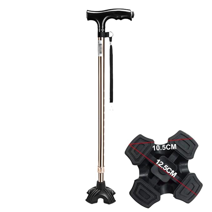 Walking Stick Aluminum Alloy Walking Canes with LED Light Ergonomic Handle Crutches 10 Walking Stick Aluminum Alloy Walking Canes with LED Light Ergonomic Handle Crutches 10