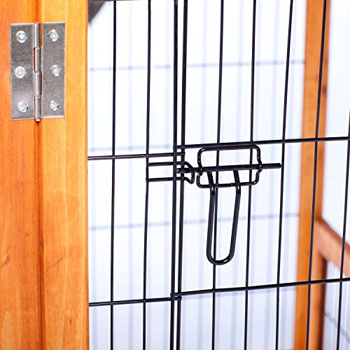 image for Prevue Hendryx 461PEN Pet Products Rabbit Playpen, Large, Natural