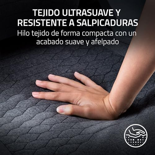 Iskur V2 - Silla para Gamers con Soporte Lumbar adaptativo (Cojines de Espuma de Alta Densidad, Cuero sintético de Calidad EPU, Reposabrazos 4D) Tejido