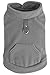 EXPAWLORER Polar Fleece Vest - Dog Clothes, Warm Soft Pullover Sleeveless Dog Jacket with Small Pocket, Cold Winter Coat for Medium Dogs (Grey, XL)