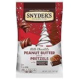Snyder's of Hanover Milk Chocolate Peanut Butter Holiday Pretzels with Hershey's, 5 Ounce