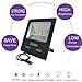 ZHMA 100W LED Flood Lights,2X50W Sufficient Wattage LED CHIP Floodlight With US 3-Plug,250W HPS Bulb Equivalent,Warm White, 3000K, Waterproof Security Lights