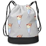 Address Verb Drawstring Backpack with Pocket