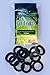 Backyard Dudes® Professional-Grade Garden Hose Real Rubber Washers, Gardening Nozzle Connector Seal Stops Leaks - O Rings Gasket Firmly Set Inside Fittings & Garden Hose Washers Connector - 12 Pack