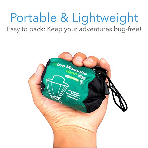 image for MEKKAPRO Mosquito Head Net | No-See-Um Bug & Insect Repellent Netting 
