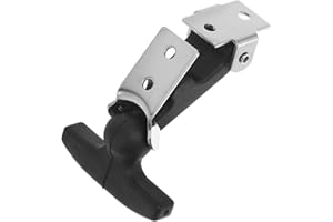 SEWACC Elastic Shock-Absorbing Rubber Latches Flexible T Handle for Vehicle Hoods Tool Boxes Atvs and Mechanical Equipment No