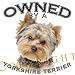 VincentStrangioStore Yorkshire Terrier Yorkie Owned by Adult T Shirt - XL White