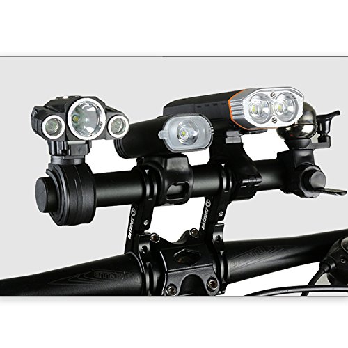 Hakkin Bike Extension Cycling Lightweight Carbon Fiber Bicycle Speedometer Phone Holder Mount,31.8MM with Aluminum Alloy Bracket Fits on to Your Bike Handle Bars to Add Extra Storage Space for Bike - Thumbnail 4