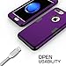 RabeMall Shockproof Case for iPhone 7 Plus,Sturdy and Durable and Slim Fit Case,Purple Black