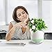 Music Flower Pot,LOVK Smart Touch Plant Piano Music Playing Flowerpot USB Rechargeable Wireless Bluetooth Speaker Musical Box Planter Decor with Multicolor Night Lights for Office Home (without Plant)