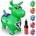 WALIKI Bouncy Horse Hopper | Benny The Jumping Bull Inflatable Hopping Pony for Toddlers