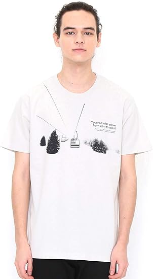 Amazon グラニフ Graniph ｔシャツ ウィンターワンダーランド アイスグレー メンズ レディース G100 G107 Tシャツ カットソー 通販