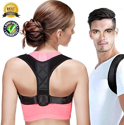 Posture Corrector for Men&Women Best-Adjustable Shoulder&Back Brace Support Improve Upper Back Shoulder Posture