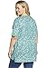 Woman Within Women's Plus Size Perfect Printed Short-Sleeve Boatneck Tunic
