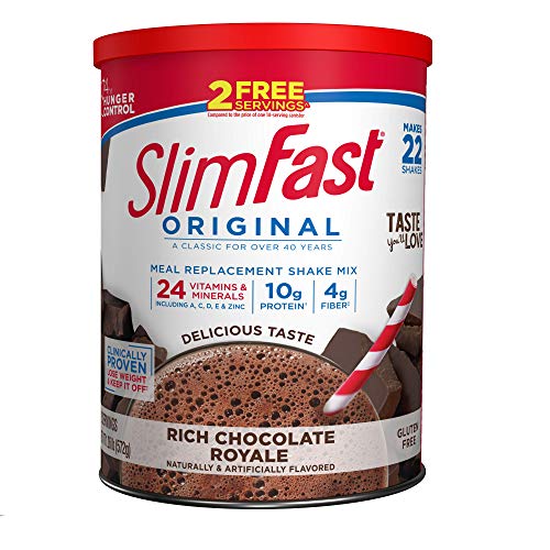 SlimFast Meal Replacement Powder, Original Rich Chocolate Royale