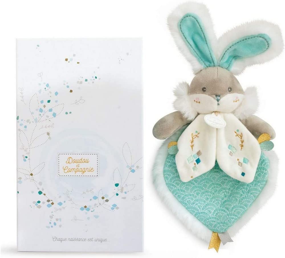 Unbekannt Doudou et Compagnie DC3490 Almond Sugar Rabbit Doudou Turquoise