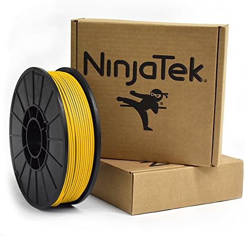 NinjaTek 3DCH04129010 NinjaTek Cheetah TPU Filament, 3.00mm, TPE, 1kg, Sun (Yellow) (Pack of 1)