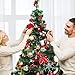 Caydo Christmas Pipe Cleaners Set, Including 120PCS Christmas Pipe Cleaners, 6 Sizes Pom Poms and 4 Sizes Wiggle Eyes for Kids DIY Arts & Crafts Projects and Christmas Decorations