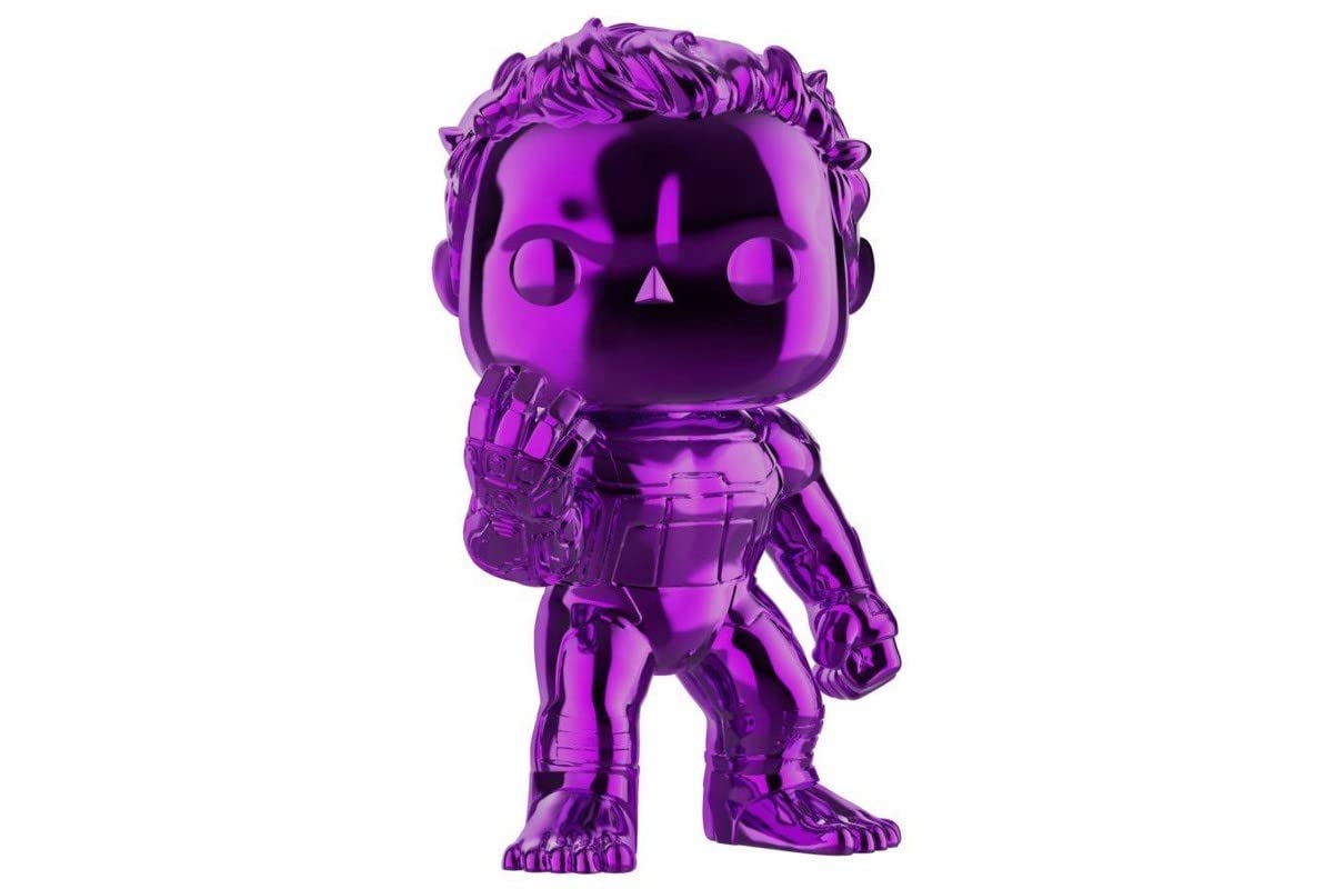 POP Funko Marvel Avengers Endgame Purple Chrome 499 (no Sticker)